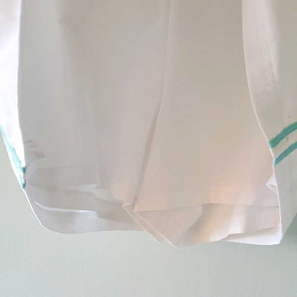 White & Aqua, New York & Company skort, size M - Picture 3 of 6